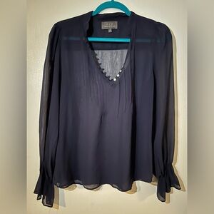 Patterson Kincaid Sheer Blouse